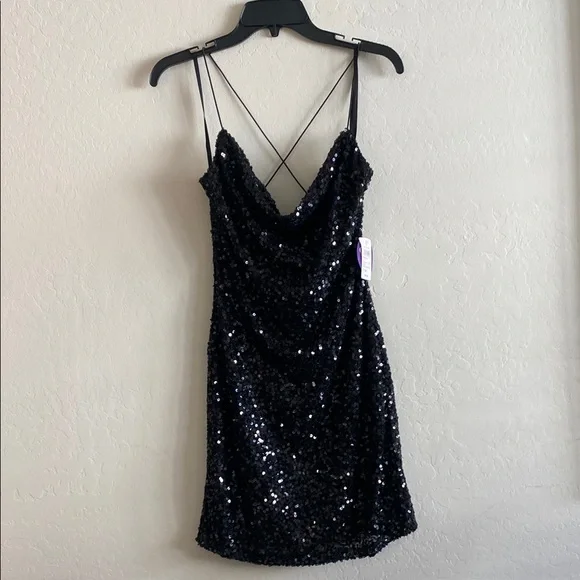 Windsor Raelyn Sequin Mini Party Dress NWT M - Picture 2 of 10